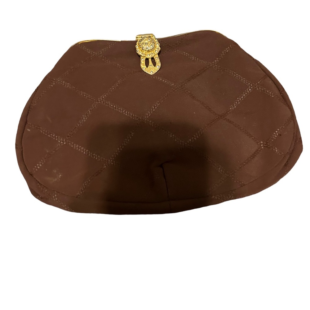 Vintage 1930's Clutch belt bag
NRA label dark brown